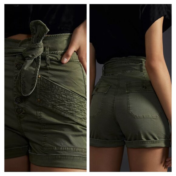 NWT Anthropologie Aviator Cuffed Shorts - Picture 3 of 7